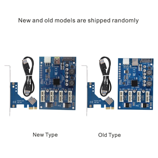PCI-E 1X till 4X PCIe USB3.0 Converter Extender Adapter Card Expansion Kit för WINDOWS