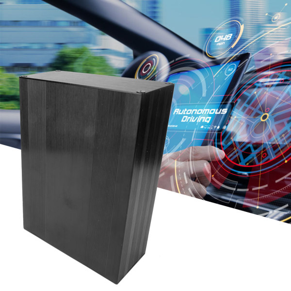 Case av delad typ av aluminium Elektronisk låda för förstärkare GPS (200 mm)