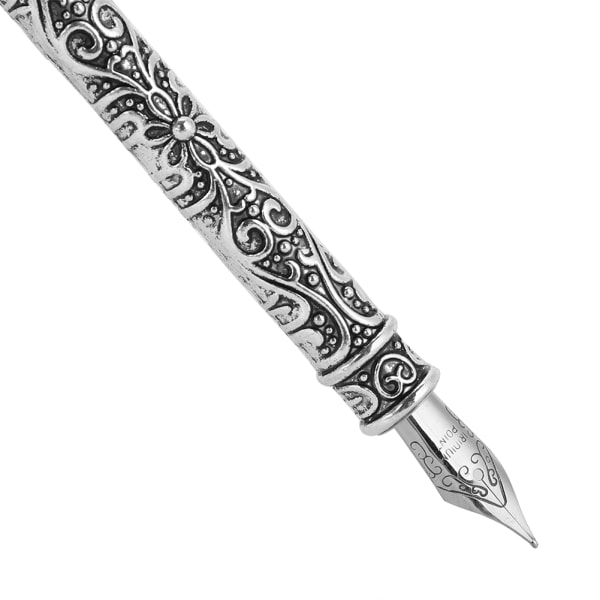 Klassisk Retro reservoarpenna Feather Dip Pen skrivpenna Presentförpackning för jul Valentine Blue