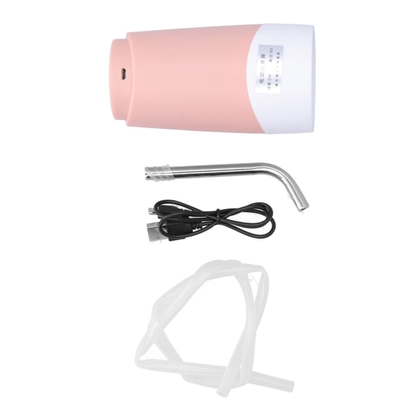 USB uppladdningsbar elektrisk vattenpump i rostfritt stål Bärbar vattendispenser PumpPink