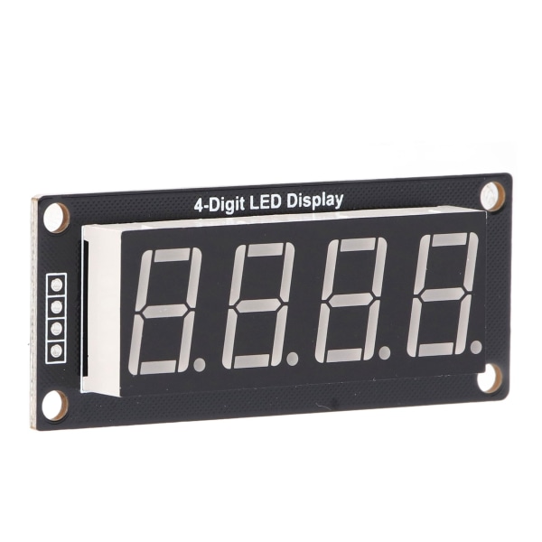 4st LED-segment digital displaymodul 4 bitar 7 segment PCB klockmodul 0,56 tum MRA172B Blå
