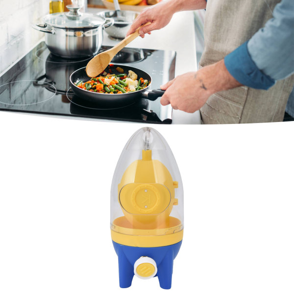 Ägguleblandare Manuell lätt bärbar handdragrep Golden Egg Maker Easy Egg Scrambler Shaker för matlagning