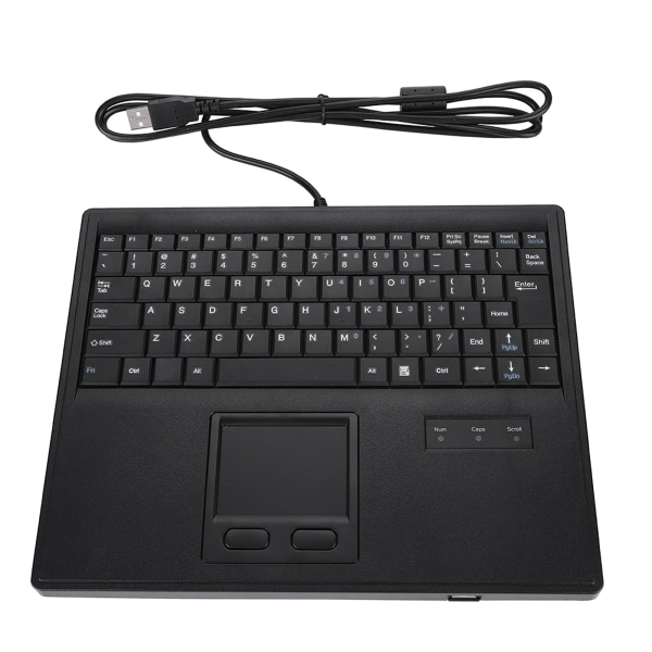 10-tums Scirrors Foot Keys Kabelanslutet tangentbord med Touchpad Precise Touch Control Touchpad Tangentbord