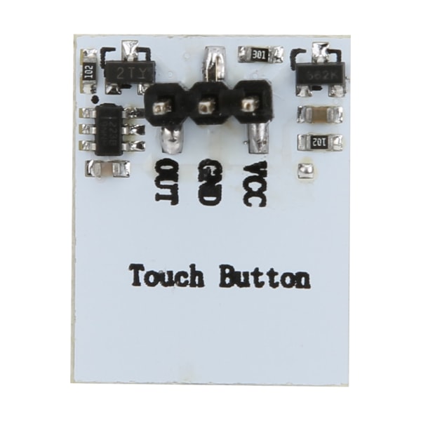Kapacitiv Touch Switch-knapp Anti-interferens LED Sensor Switch Modul (2,7V-6V)(Gul)