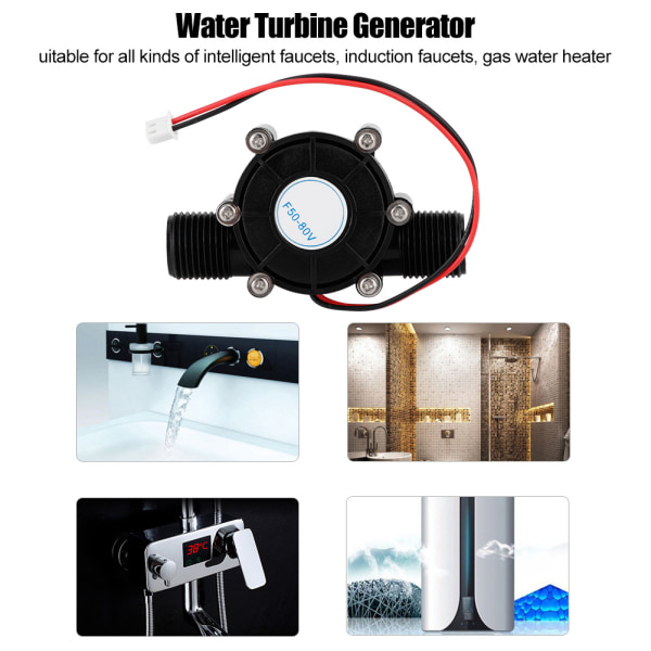 0-80V 10W High Power Water Generator Micro Hydroelectric Charging Tool