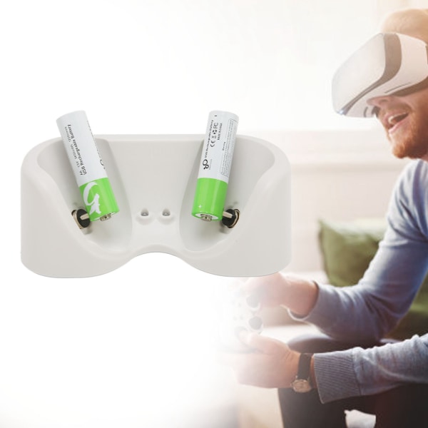 Magnetisk set Uppladdningsbart batteri VR-kontroller Laddningsdocka för Oculus Quest 2