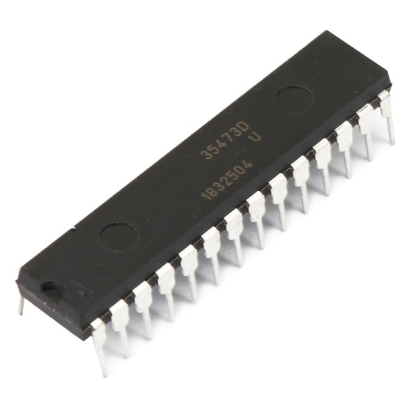 DIP-28 mikrokontroller IC Chip Flash-baserad 8-bitars CMOS stöder I2C SPI UART/USART