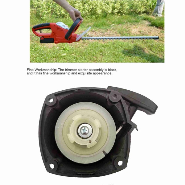 G45 Häcksax Pull Start Universal Häcksax av nylon och plast tillbehör för trädgårdsredskap