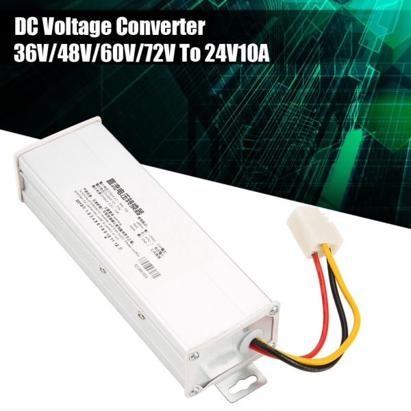 DC 36V/48V/60V/72V Till 24V10A 240W Spänning Step Down Module Power