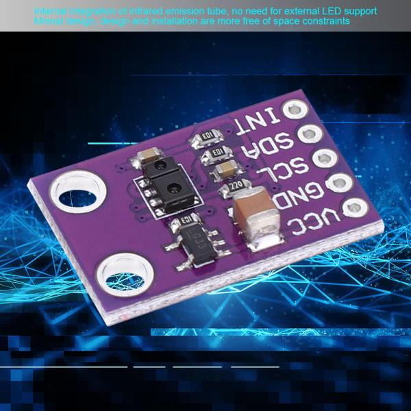 Infraröd närhetsbelysningssensor TMD27713 LED Optisk sensordetekteringsmodul