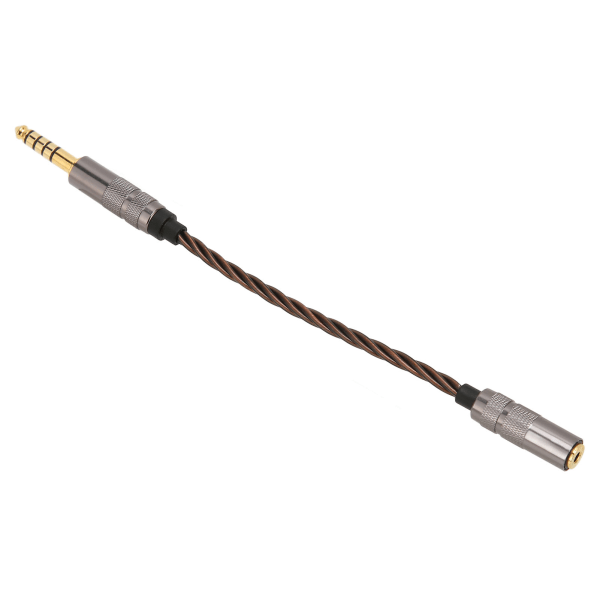 4,4 mm till 2,5 mm balanserad kabel hane till hona Guldpläterad plugg Hörlursadapterkabel för telefoner Hörlurar Högtalare