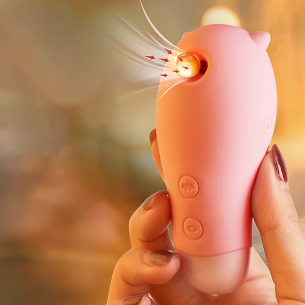 Liten Vibrationsleksak Kvinnor Tyst Privat Massageleksak Söt Bärbar Vattentät Massageapparat