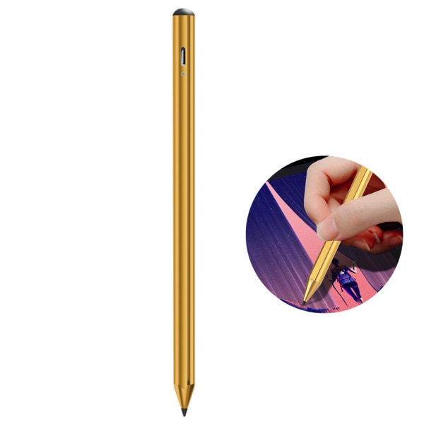 Handskrift Stylus Pen Magnet Touching Control Touch Screen för IOS Tablet PC Golden