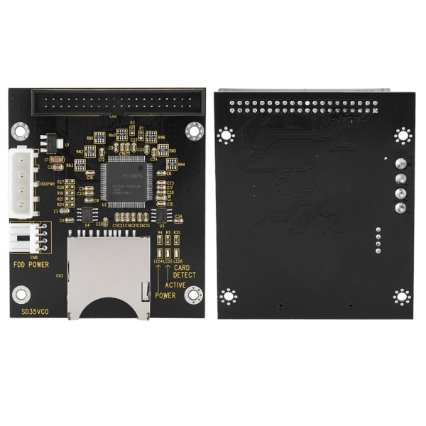 SD-minneskort till 3,5" 40-pin hane IDE-hårddiskadapter Secure Digital Converter