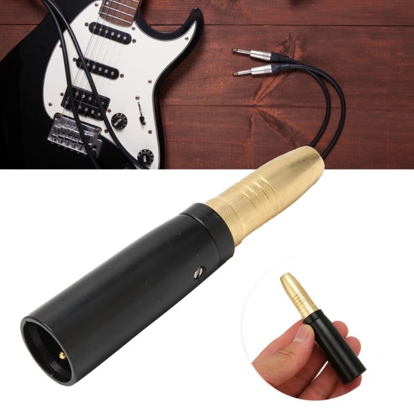 Ljudadapter 6,35 mm hona till XLR hane omvandlare för ljudspelare Mikrofon gitarrförstärkare
