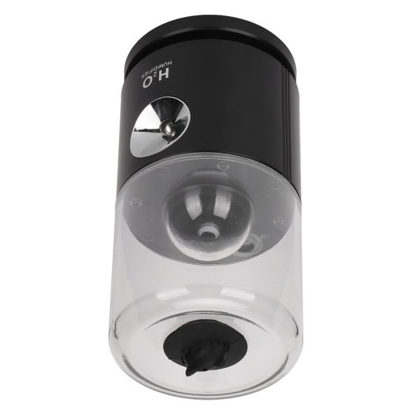 Projektionsluftfuktare Roterande USB Laddning Cool Mist Luftfuktare för Sovrum Baby RoomBlack