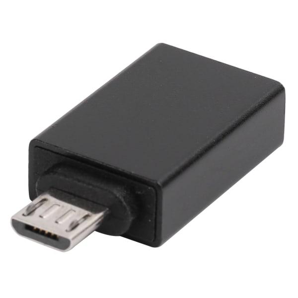 USB till för Android Adapter Micro OTG Convert Connector Dataöverföring Laddningsenhet Svart