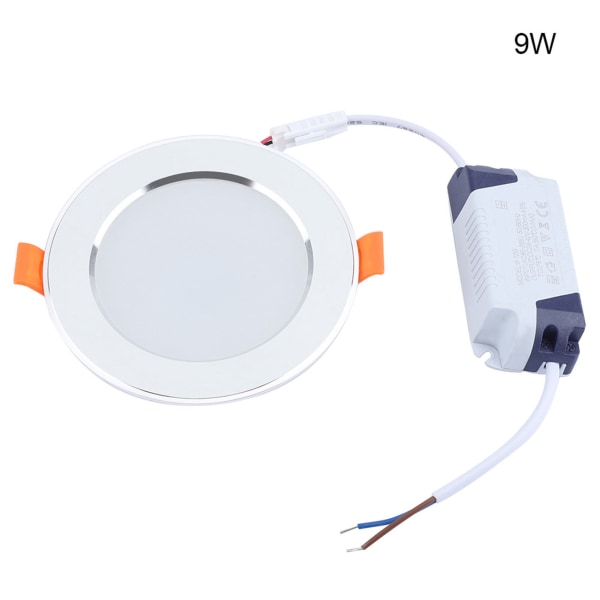 AC85-265V 9W taklampa LED takpanelljus Människokroppens rörelsesensor induktionsdownlight