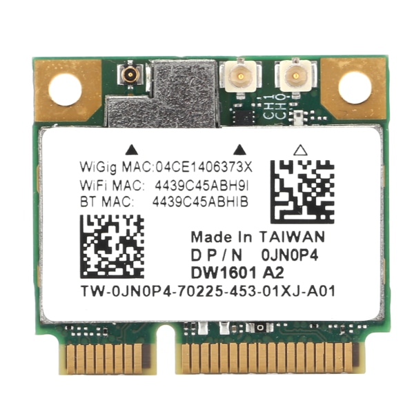 Halvt mini trådlöst kort WiGig 802.11ad för Bluetooth4.0 nätverkskort QCA9005 DW1601