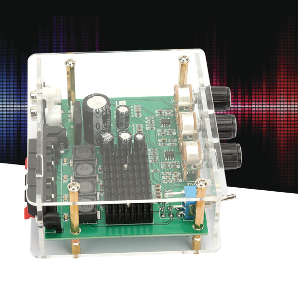 AC12-17V/DC 12-24V AMP-modul 80W*2 Dual Channel Digital Audio Amplifier Board