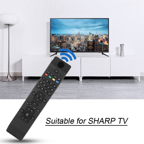 Universal RC3902 TV-fjärrkontroll Smart fjärrkontrollersättning för SHARP