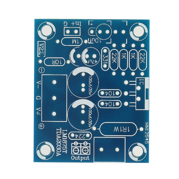 LM1875T DIY Kit 20W Mono Channel HiFi Audio Power Amplifier Board