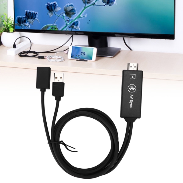 Adapterkabel Skärmspegelkabel USB till HDMI 1920 x 1080P för Android MHI / IOS 8X