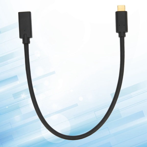 TypeC till TypeC-kabel 10Gbps USB 3.1 Snabbladdning ABS TypeC Hona till TypeC Hane för MacBook Pro för Huawei(0,3m 1,0ft)