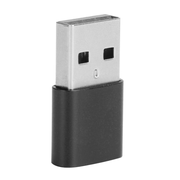 TypeC Adapter Converter Hona till USB Hane Snabbladdning datorförlängningstillbehör (svart)