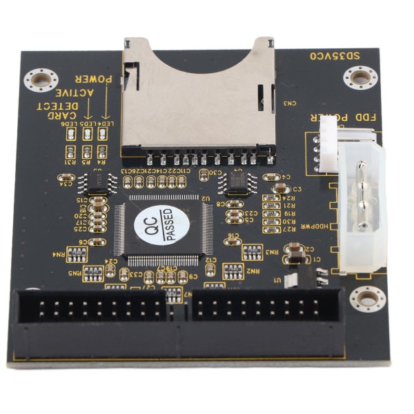 SD till 3,5 tum IDE SD/SDHC/SDXC/MMC-minneskort till IDE 40-pin hane-adapter