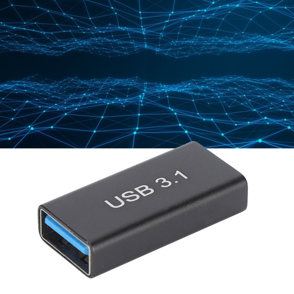 TypeC hona till USB3.1 A kvinnlig adapter Rak USB omvandlare för USB3.1 datakabelöverföringsförlängning