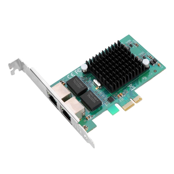 för Intel 82575EB Chip Dual 2 RJ45 Port LAN Gigabit Ethernet Network Card Adapter PCI-E 1000M