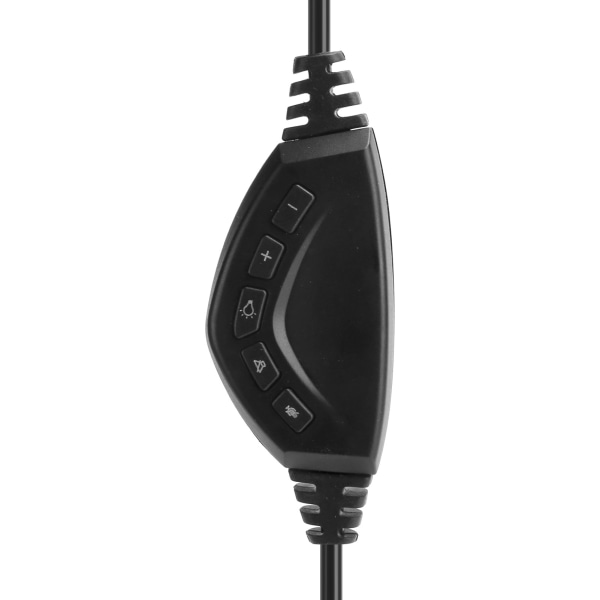 AJAZZ hörlurar trådbundna Over-Ear-spelbrusreducerande headset med RGB-ljuseffekt AX365Black