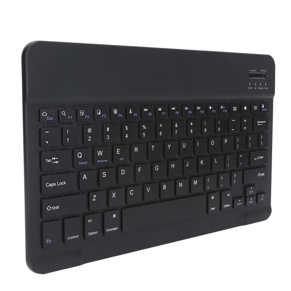 Trådlöst Bluetooth tangentbord Surfplatta Telefon Dator Bärbar UltraTunnt 12,9 tums tangentbord (svart)
