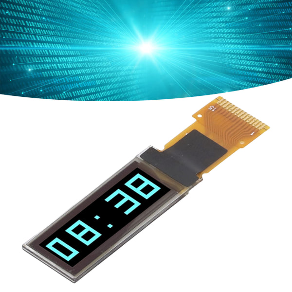 4 st 0,91-tums displayskärm Organisk lysdiod SPI-gränssnitt 15PIN displaymodul blå