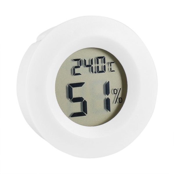 Digital LCD temperatur luftfuktighetsmätare termometer Hygrometer för reptil husdjur