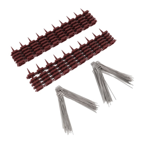 Fågelspik 15 fot rostfritt stål duva avskräckande spikar för stakettak brevlådefönster SK430 (4+2)