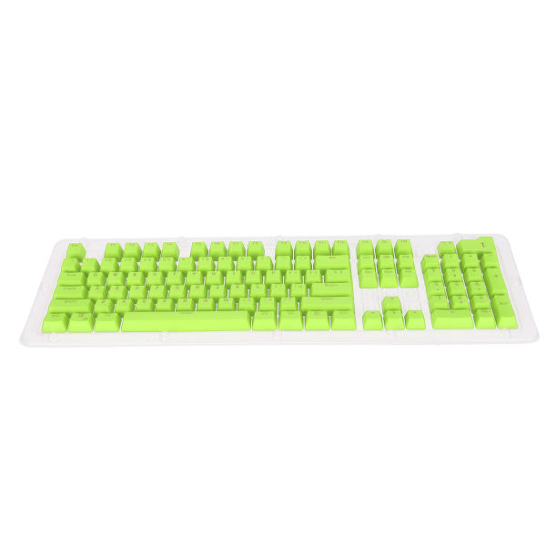 PBT Keycaps 106 Keys 2 Färg Formsprutning OEM Höjd Ljusöverföring Anpassade Keycaps för Mekaniskt Tangentbord Grön