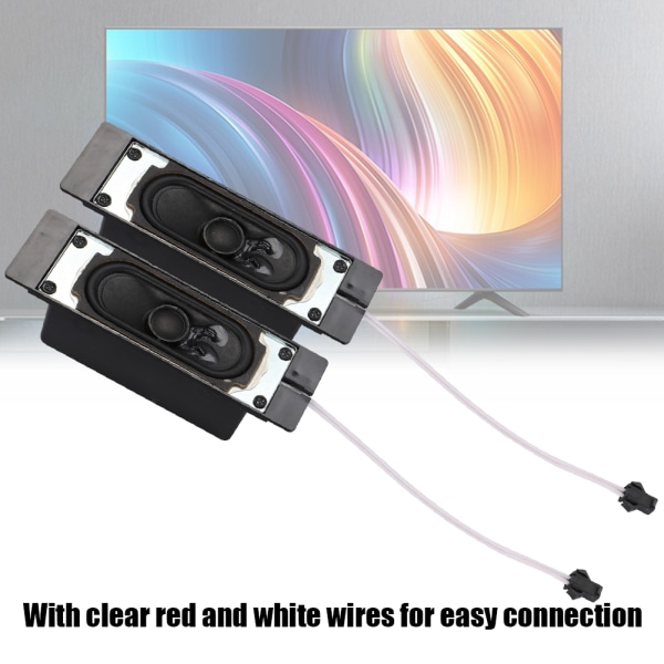2st 8 Ohm 10W TV Box Högtalare Högtalare Ljudförstärkare för LCD TV Reklamspelare