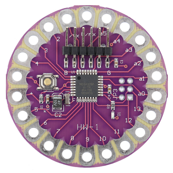 LilyPad 328 huvudkort ATmega328P ATmega328 kompatibel 16M