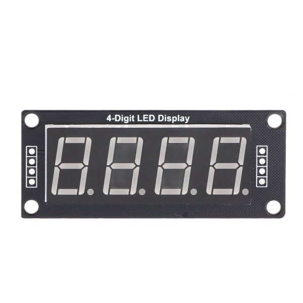4st LED-segment digital displaymodul 4 bitar 7 segment PCB klockmodul 0,56 tum MRA172B Blå