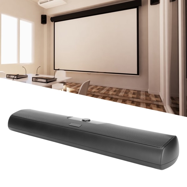 USB Soundbar Högtalare Väggmonterbar Stereo Wired USB Desktop Högtalare för PC Tablet Phone Projektor