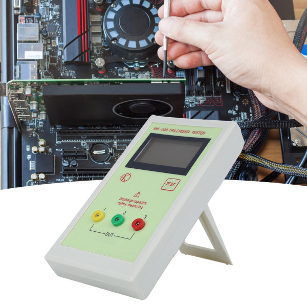 MK-328 Transistor Tester Induktans Kapacitans Motstånd Elektronisk mätare TR LCR ESR