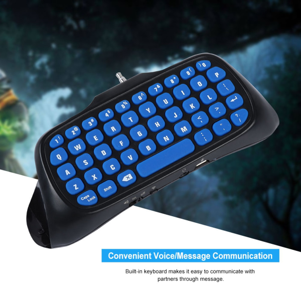 10 m Bluetooth handtag Tangentbord Röst-/meddelandechattande spelkontrolltangentbord för PS4/PS4 Slim