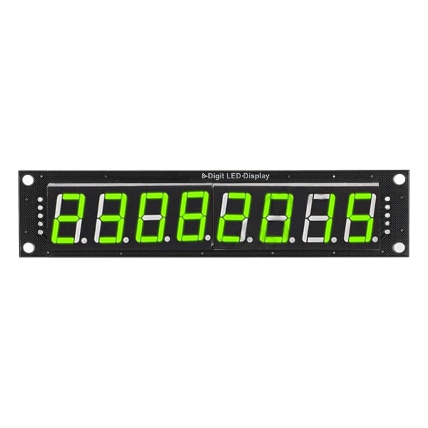 8-siffrigt rör LED Segment Display Digital optoelektronisk modul 74HC595 Drivrutin Grön 0,56 tum