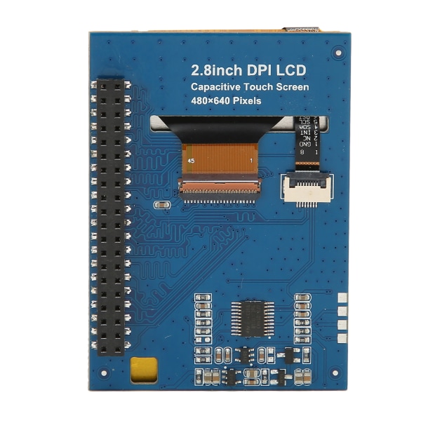 2,8 tums pekskärm kapacitiv pekskärm IPS-skärm 40-pin GPIO-gränssnitt Enkel installation LCD-modulmonitor