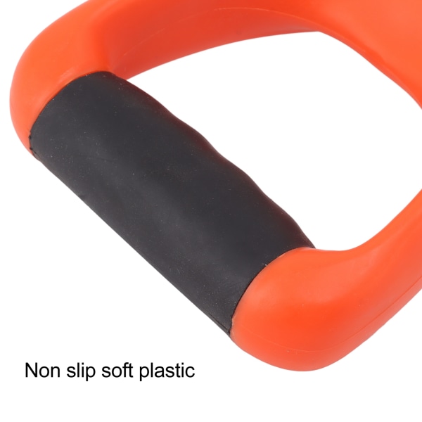 3,2 cm spadehandtag Ergonomisk design Multifunktionell robust spade D-grepphandtag för grävning Kraftverktyg Orange