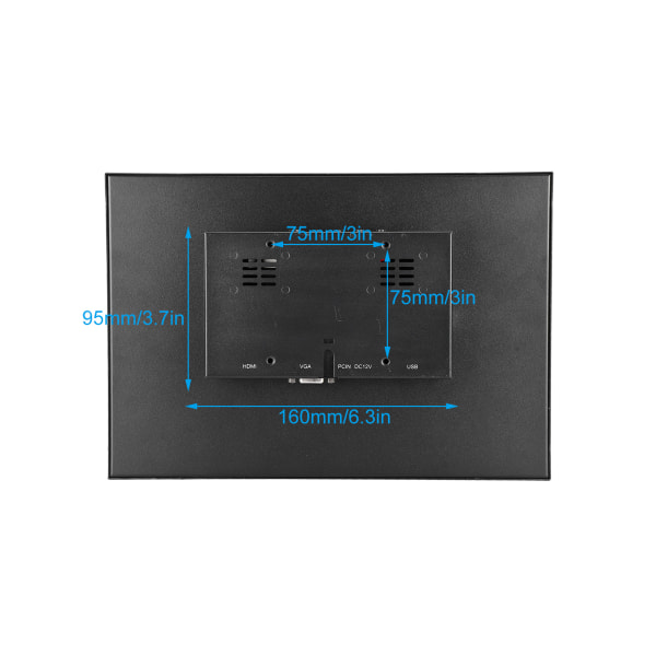 Bärbar datorskärm 2K Gaming HDMI PC-skärm Datortillbehör 110‑240VUS-kontakt