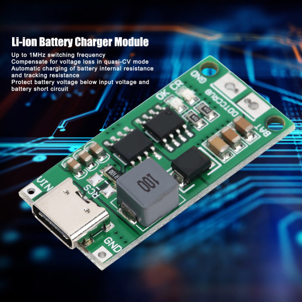 Liion Batteriladdare Modul Boost Laddningskort Elektronisk komponent DDTCCRUB 4S1A
