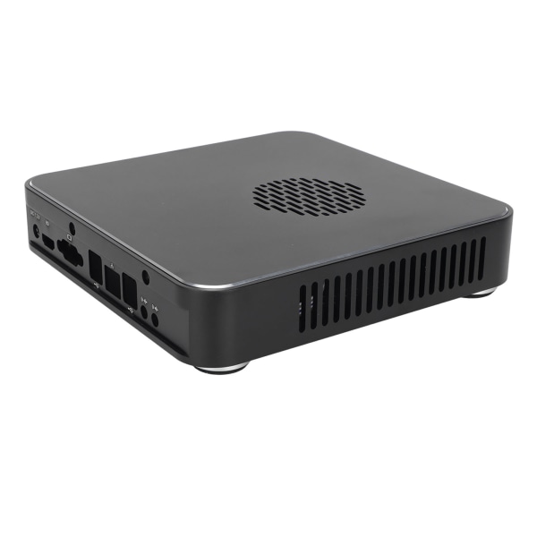 Case Bra värmeavledning Utsökt kompakt svart Mini HTPC- case för hemmavideodator